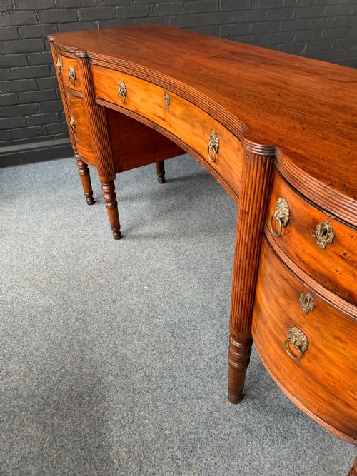 GEORGE IV MAHOGANY PEDESTAL SIDEBOARD - ADDITIONAL PHOTO 5