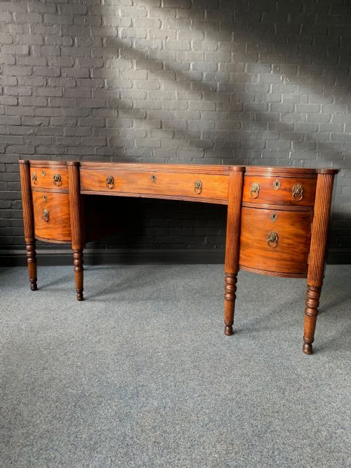 GEORGE IV MAHOGANY PEDESTAL SIDEBOARD - ADDITIONAL PHOTO 6