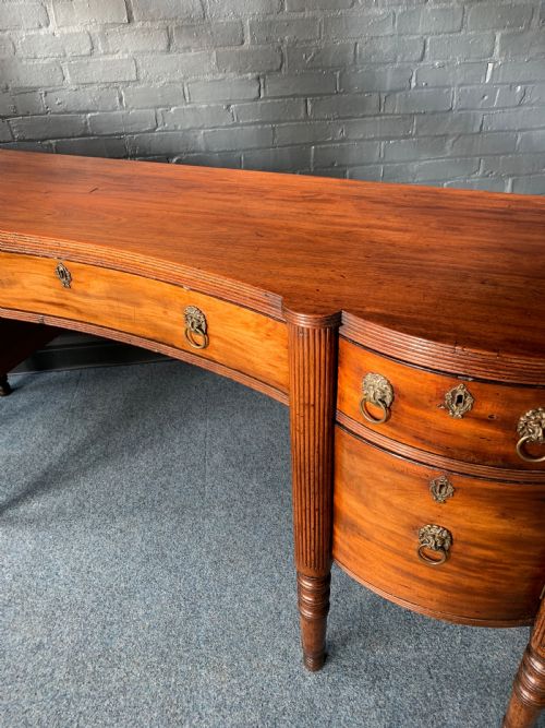 GEORGE IV MAHOGANY PEDESTAL SIDEBOARD - ADDITIONAL PHOTO 9