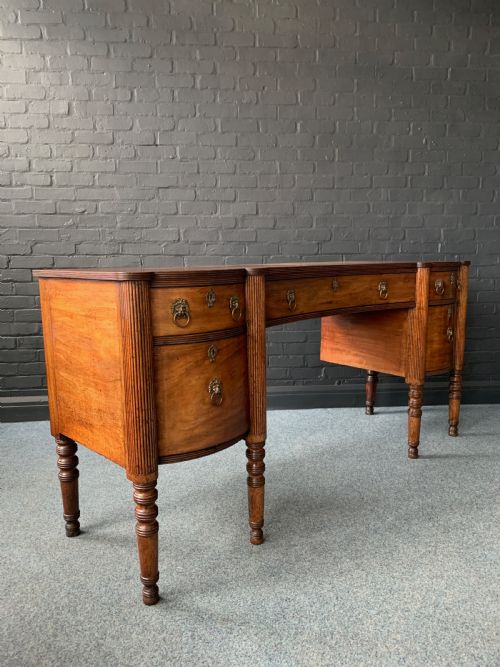 GEORGE IV MAHOGANY PEDESTAL SIDEBOARD - ADDITIONAL PHOTO 1