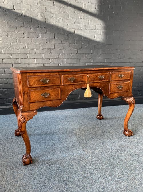 george ii style walnut writing table - CATEGORY: ANTIQUE DESKS - DATED 1900