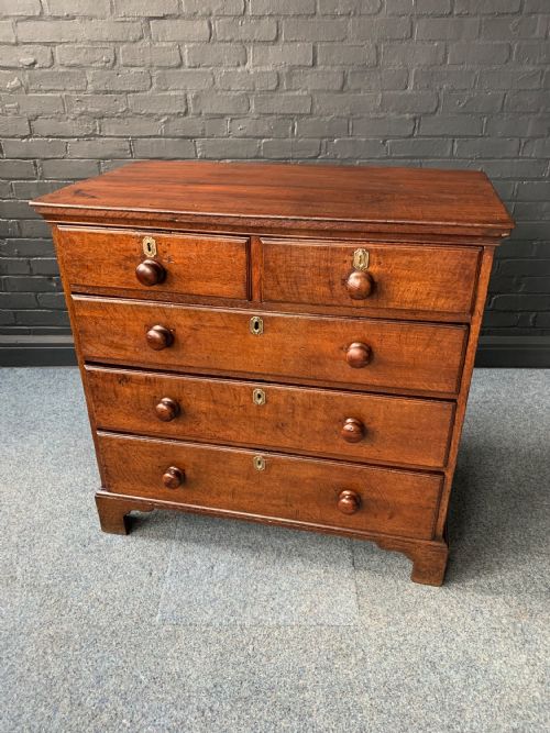 EARLY 18TH CENTURY OAK CHEST OF DRAWERS - ADDITIONAL PHOTO 7