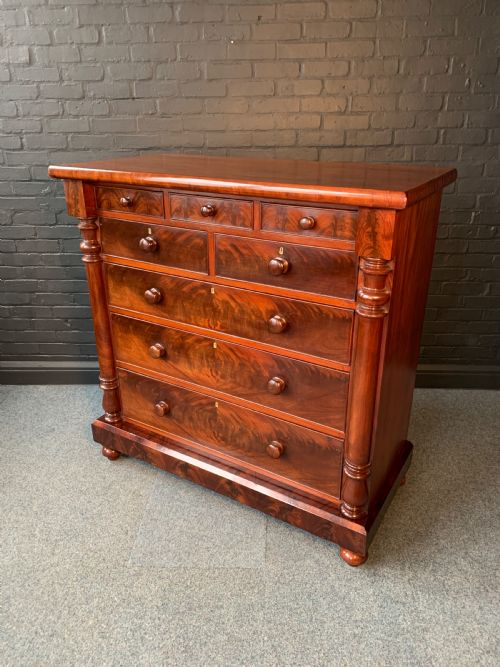 19TH CENTURY CHEST OF DRAWERS BY R H J SIMPSON - ADDITIONAL PHOTO 3