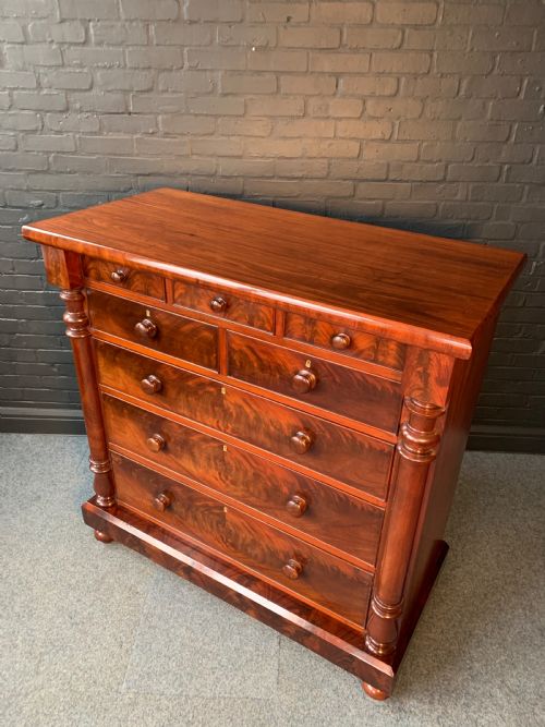 19TH CENTURY CHEST OF DRAWERS BY R H J SIMPSON - ADDITIONAL PHOTO 4