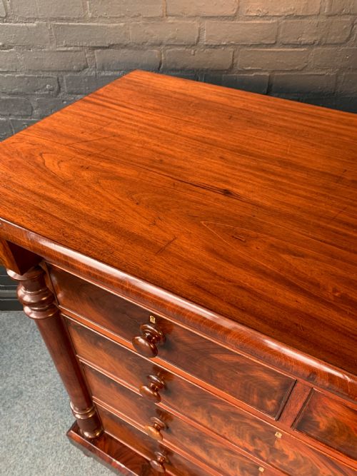 19TH CENTURY CHEST OF DRAWERS BY R H J SIMPSON - ADDITIONAL PHOTO 6