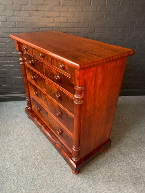 19TH CENTURY CHEST OF DRAWERS BY R H J SIMPSON - ADDITIONAL PHOTO 9