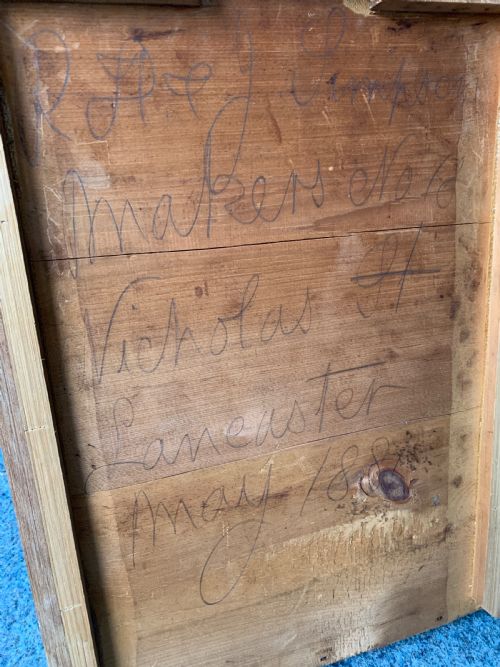 19TH CENTURY CHEST OF DRAWERS BY R H J SIMPSON - ADDITIONAL PHOTO 1