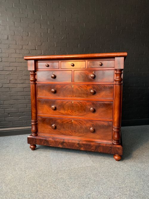 19TH CENTURY CHEST OF DRAWERS BY R H J SIMPSON - ADDITIONAL PHOTO 2