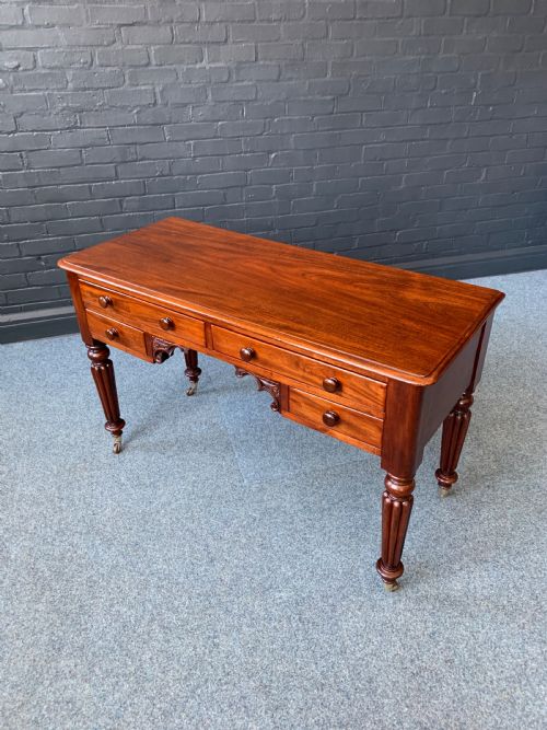 VICTORIAN MAHOGANY WRITING TABLE - ADDITIONAL PHOTO 10