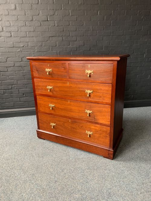 victorian mahogany chest of drawers - CATEGORY: ANTIQUE CHEST OF DRAWERS - DATED VICTORIAN