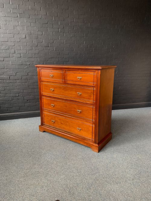 VICTORIAN WALNUT CHEST OF DRAWERS - ADDITIONAL PHOTO 6