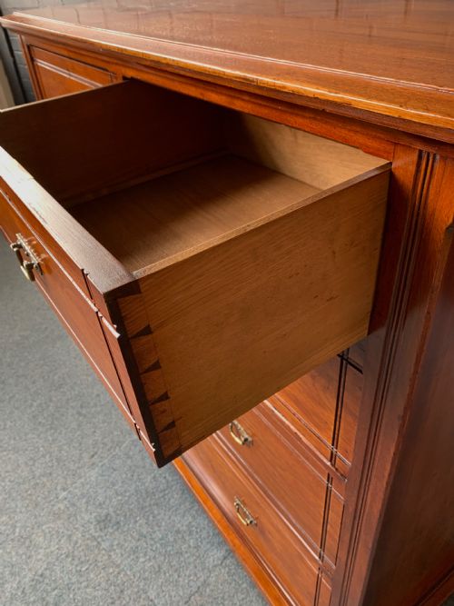 VICTORIAN WALNUT CHEST OF DRAWERS - ADDITIONAL PHOTO 12