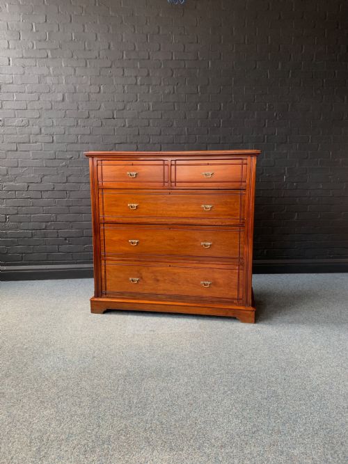 VICTORIAN WALNUT CHEST OF DRAWERS - ADDITIONAL PHOTO 13