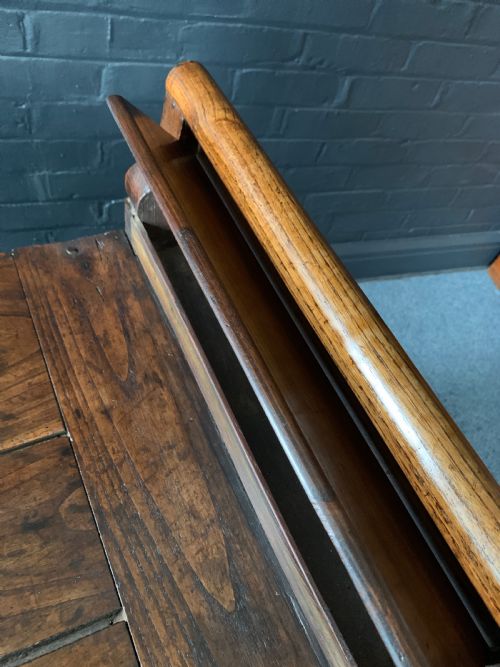 CONTINENTAL ANTIQUE 18TH OAK BENCHCOFFER - ADDITIONAL PHOTO 6