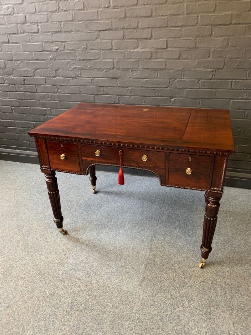 FINE QUALITY REGENCY ROSEWOOD DESK - ADDITIONAL PHOTO 5