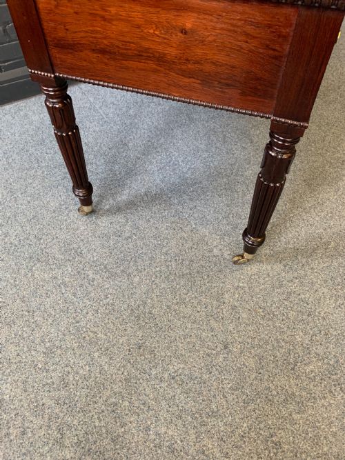 FINE QUALITY REGENCY ROSEWOOD DESK - ADDITIONAL PHOTO 6