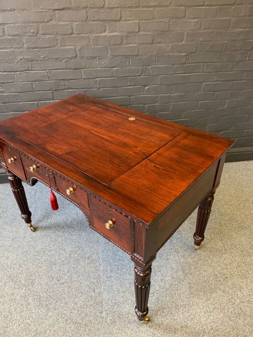 FINE QUALITY REGENCY ROSEWOOD DESK - ADDITIONAL PHOTO 7