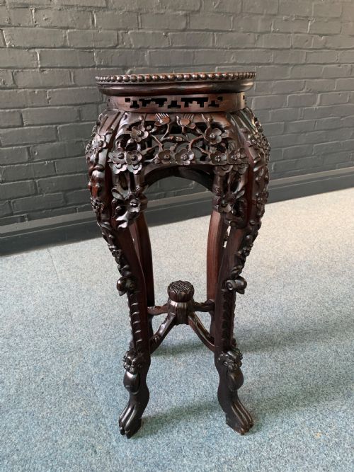 19TH CHINESE OCCASIONAL TABLEPLANT STAND - ADDITIONAL PHOTO 3