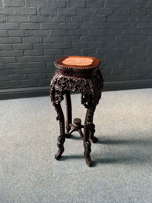 19TH CHINESE OCCASIONAL TABLEPLANT STAND - ADDITIONAL PHOTO 8