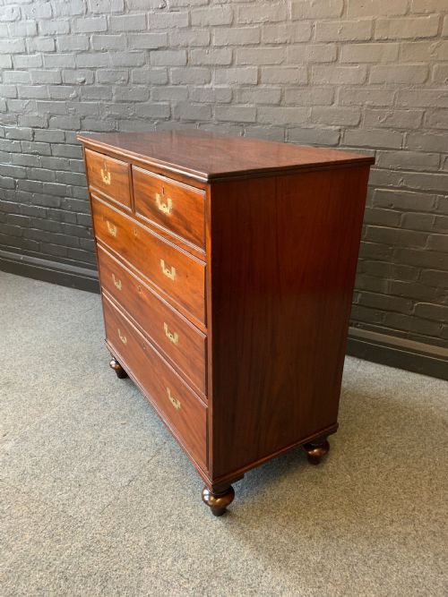 19TH CENTURY MAHOGANY MILITARY CAMPAIGN CHEST - ADDITIONAL PHOTO 11