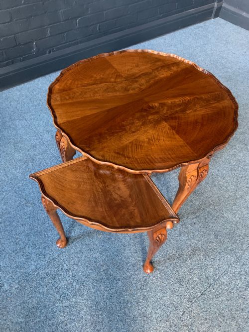 QUEEN ANNA STYLE CIRCULAR NEST OF TABLECOFFEE TABLE - ADDITIONAL PHOTO 4