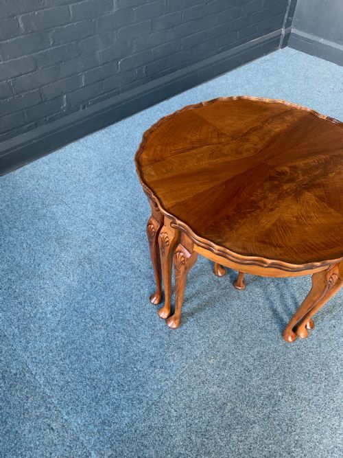 QUEEN ANNA STYLE CIRCULAR NEST OF TABLECOFFEE TABLE - ADDITIONAL PHOTO 7