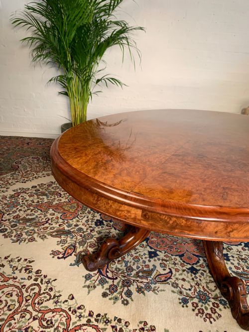 VICTORIAN WALNUT COFFEE TABLE - ADDITIONAL PHOTO 7