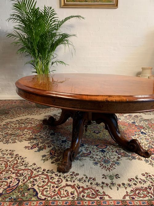 VICTORIAN WALNUT COFFEE TABLE - ADDITIONAL PHOTO 6