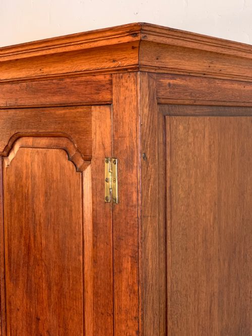18TH CENTURY OAK LINEN PRESS - ADDITIONAL PHOTO 5