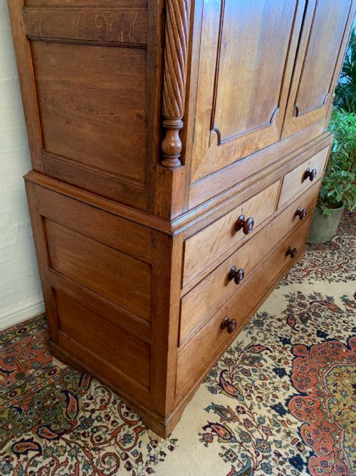 19TH CENTURY OAK HOUSEKEEPERS CUPBOARD - ADDITIONAL PHOTO 10