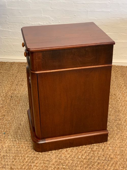 PAIR OF ANTIQUE VICTORIAN BEDSIDE CABINETS - ADDITIONAL PHOTO 8