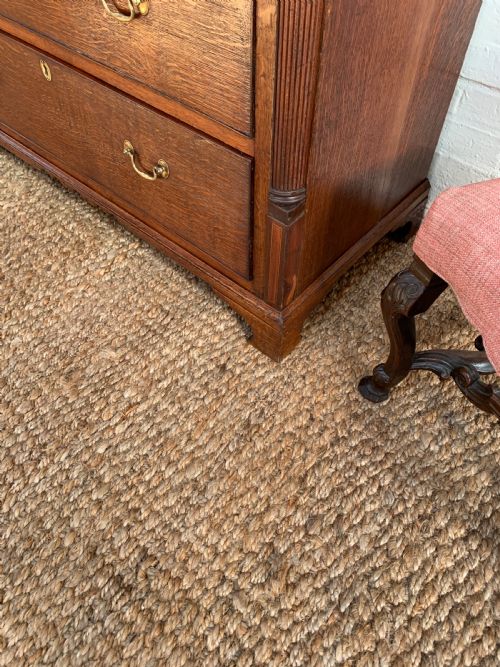 GEORGE III OAK CHEST OF DRAWERS - ADDITIONAL PHOTO 6