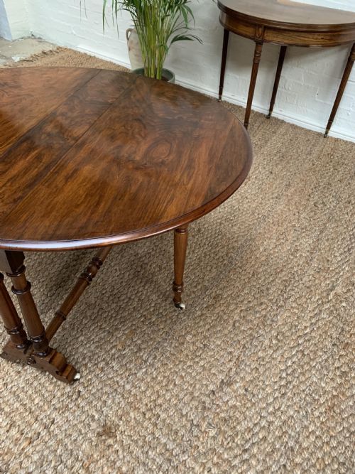 VICTORIAN WALNUT SUTHERLAND TABLE - ADDITIONAL PHOTO 6