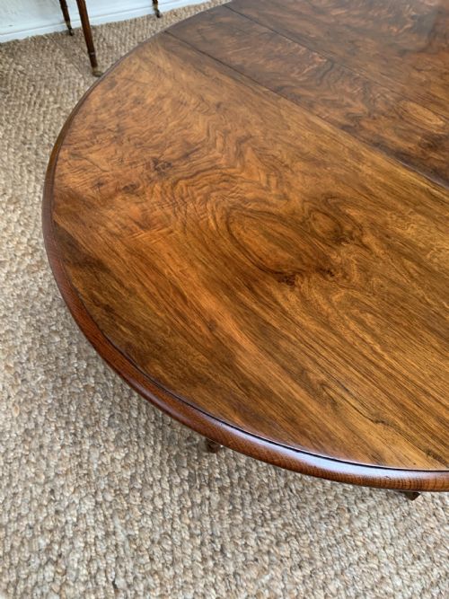 VICTORIAN WALNUT SUTHERLAND TABLE - ADDITIONAL PHOTO 7