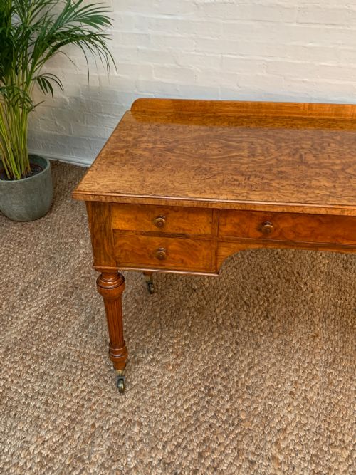 WALNUT WRITING DESK BY HOLLAND SONS - ADDITIONAL PHOTO 11