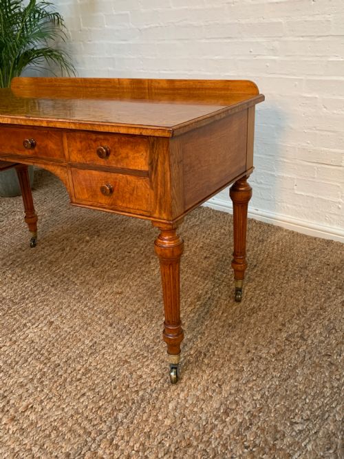 WALNUT WRITING DESK BY HOLLAND SONS - ADDITIONAL PHOTO 12