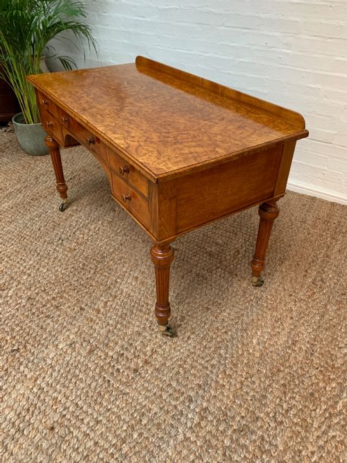 WALNUT WRITING DESK BY HOLLAND SONS - ADDITIONAL PHOTO 15