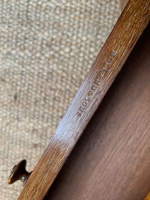 WALNUT WRITING DESK BY HOLLAND SONS - ADDITIONAL PHOTO 18