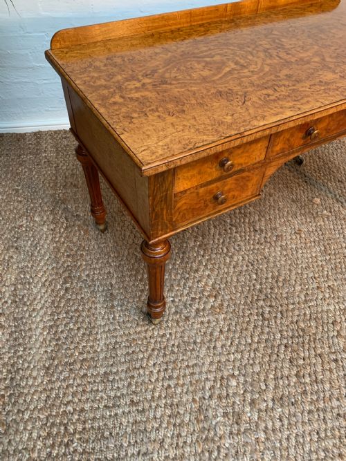 WALNUT WRITING DESK BY HOLLAND SONS - ADDITIONAL PHOTO 19