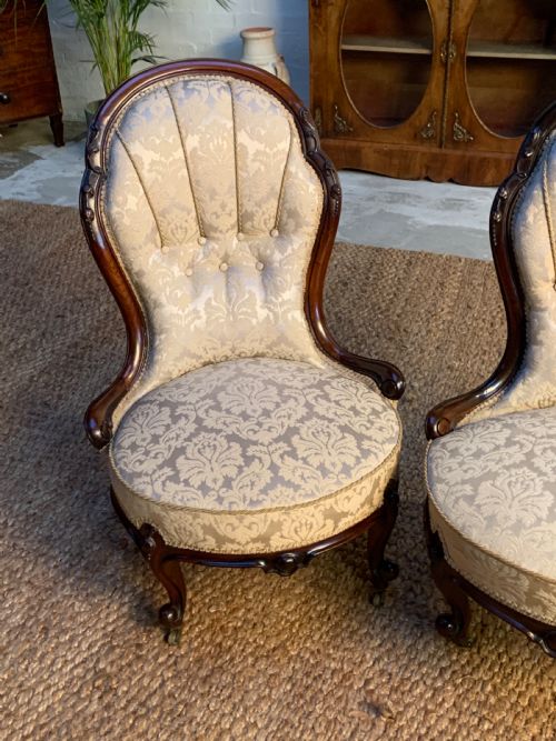 ANTIQUE VICTORIAN CHAIRS - ADDITIONAL PHOTO 1
