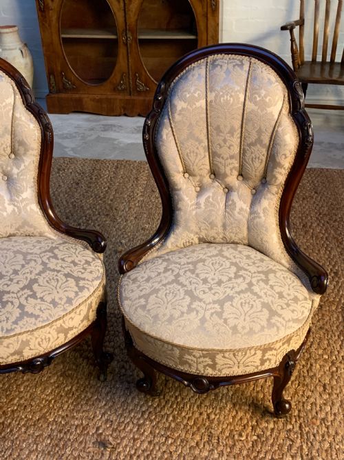 ANTIQUE VICTORIAN CHAIRS - ADDITIONAL PHOTO 2