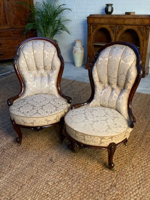 ANTIQUE VICTORIAN CHAIRS - ADDITIONAL PHOTO 3