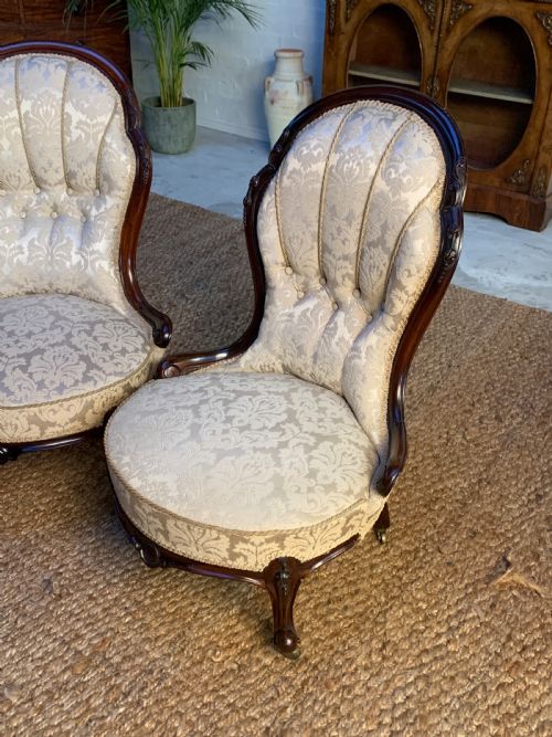 ANTIQUE VICTORIAN CHAIRS - ADDITIONAL PHOTO 4
