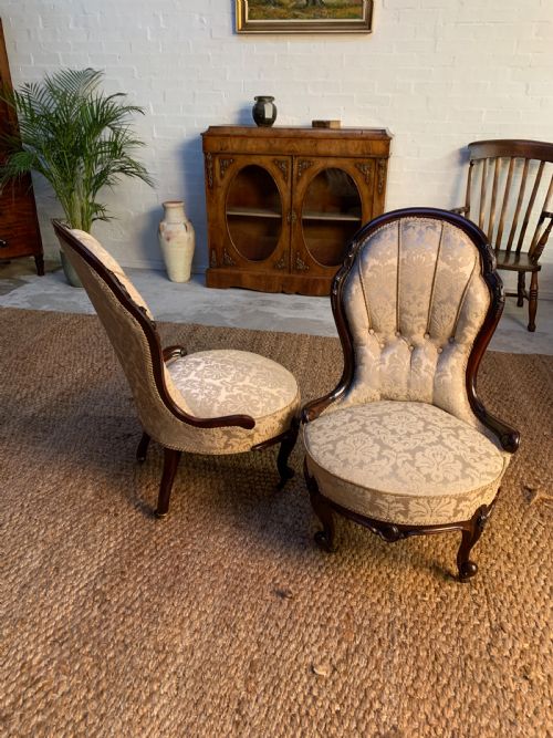 ANTIQUE VICTORIAN CHAIRS - ADDITIONAL PHOTO 7