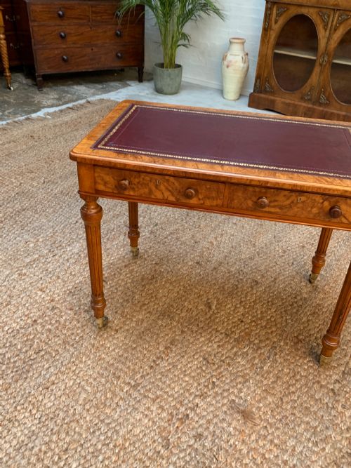 WALNUT WRITING DESK BY HOLLAND SONS - ADDITIONAL PHOTO 3