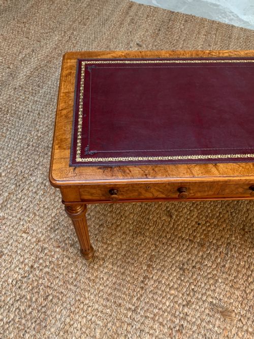 WALNUT WRITING DESK BY HOLLAND SONS - ADDITIONAL PHOTO 1