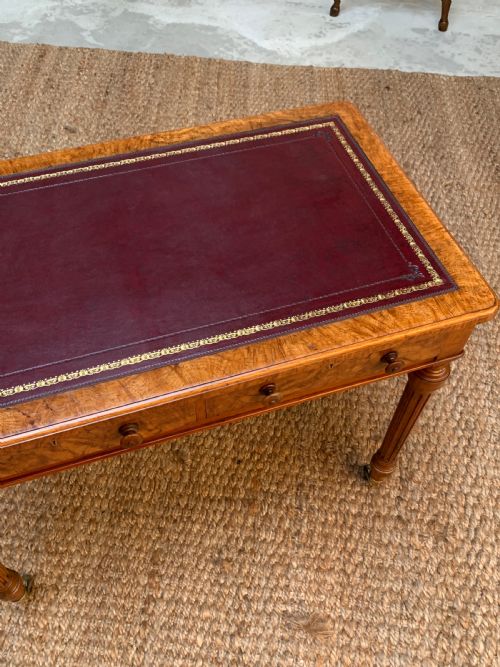 WALNUT WRITING DESK BY HOLLAND SONS - ADDITIONAL PHOTO 2