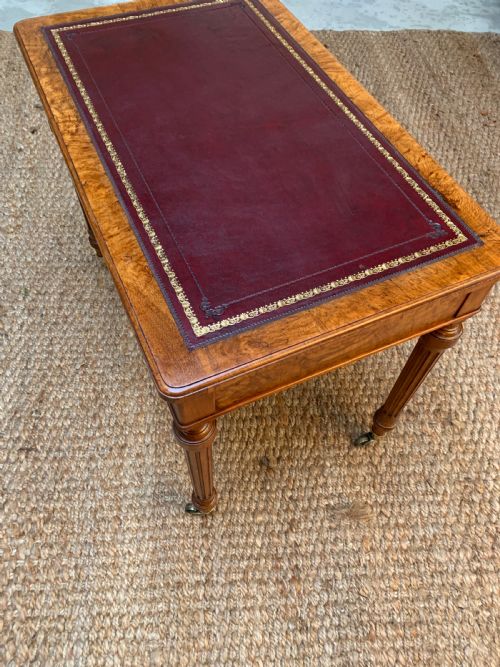 WALNUT WRITING DESK BY HOLLAND SONS - ADDITIONAL PHOTO 4