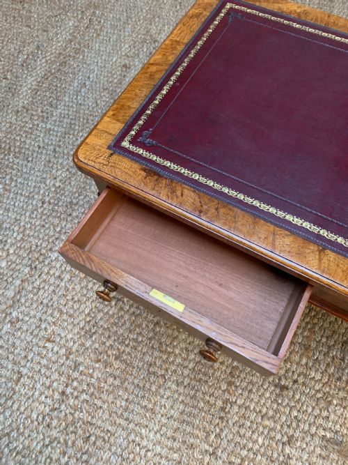 WALNUT WRITING DESK BY HOLLAND SONS - ADDITIONAL PHOTO 8