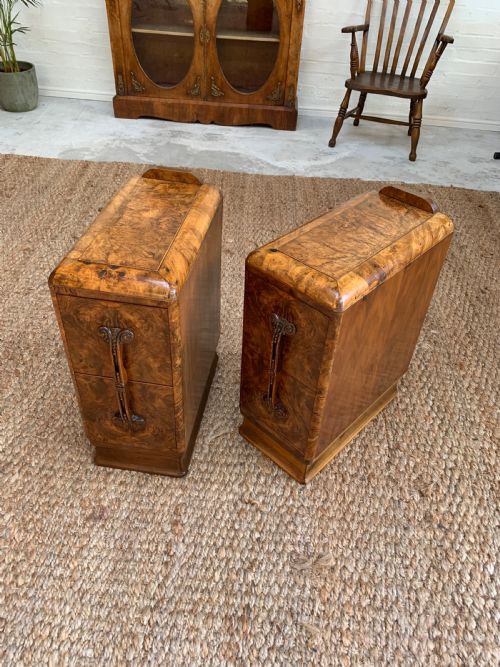 QUALITY WALNUT BEDSIDE CABINETNIGHT STAND - ADDITIONAL PHOTO 6